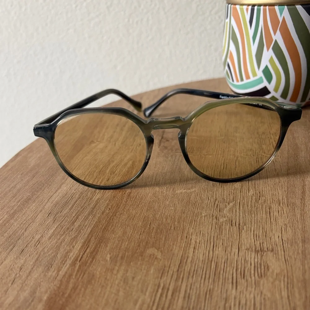 Felix Gray Franklin Amber tint glasses - Picture 3 of 6